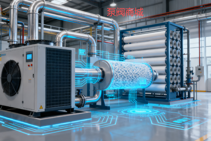 同款节能热泵 + 沸石转轮 + 抗污染膜 泵阀商城赋能化工制药减排破差距