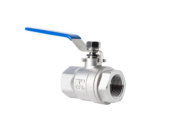 不锈钢二片式丝口球阀|丝扣球阀
