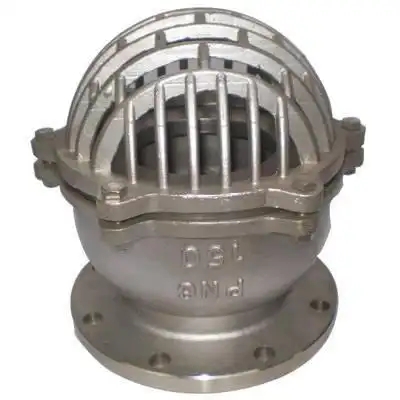 H42W不锈钢法兰底阀|泵口阀